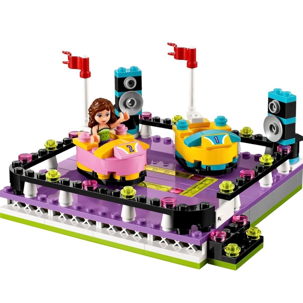 LEGO Friends Amusement Park Bumper Cars Construction Set #41133